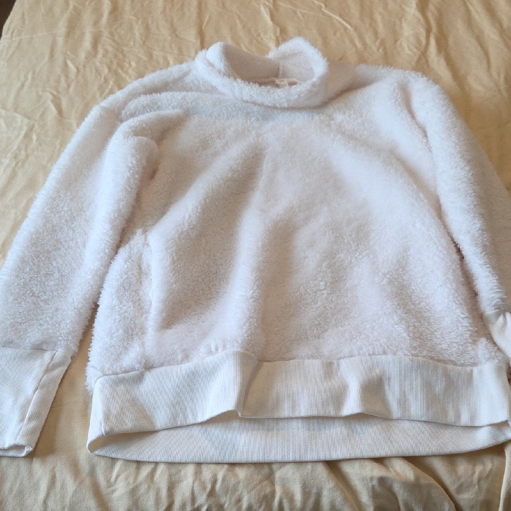 RBX Soft White Turtleneck Sweater